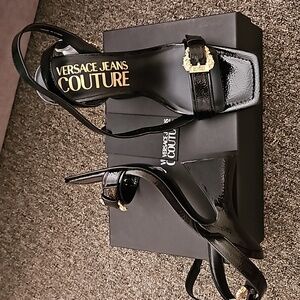 Versace heel sandals size 41 us 10